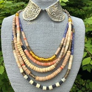 LOFT Beaded Layered Necklace